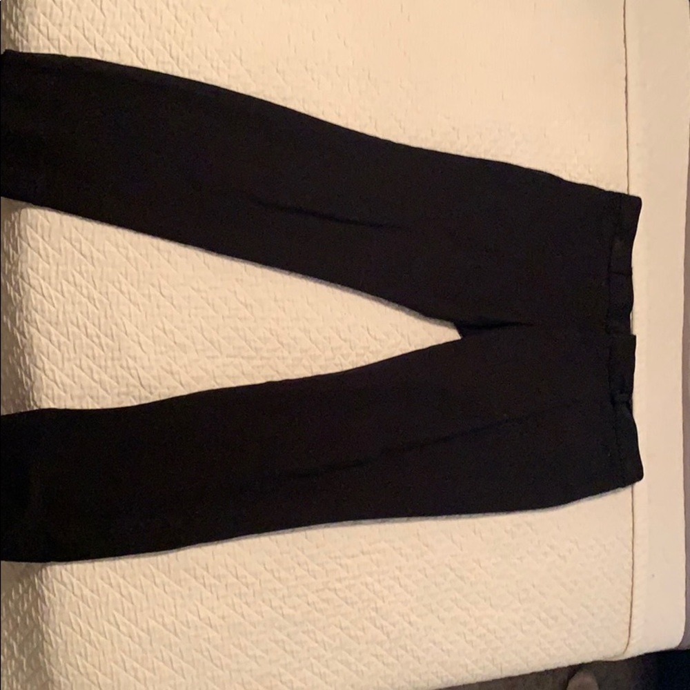 Black, skinny dress pants
